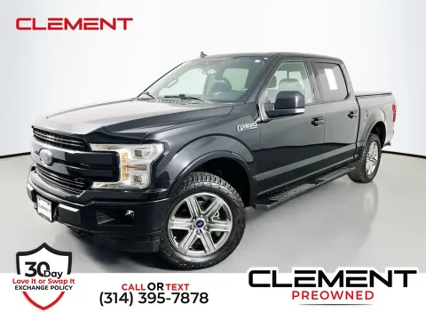 Black 2019 Ford F-150 Lariat for sale in St. Charles, MO