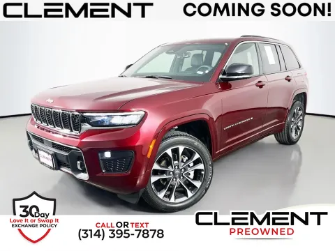 Red 2025 Jeep Grand Cherokee Overland for sale in St. Charles, MO