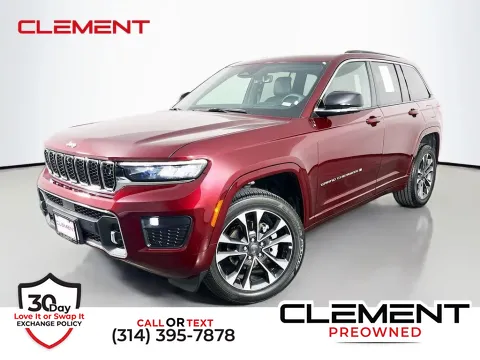 Red 2025 Jeep Grand Cherokee Overland for sale in St. Charles, MO