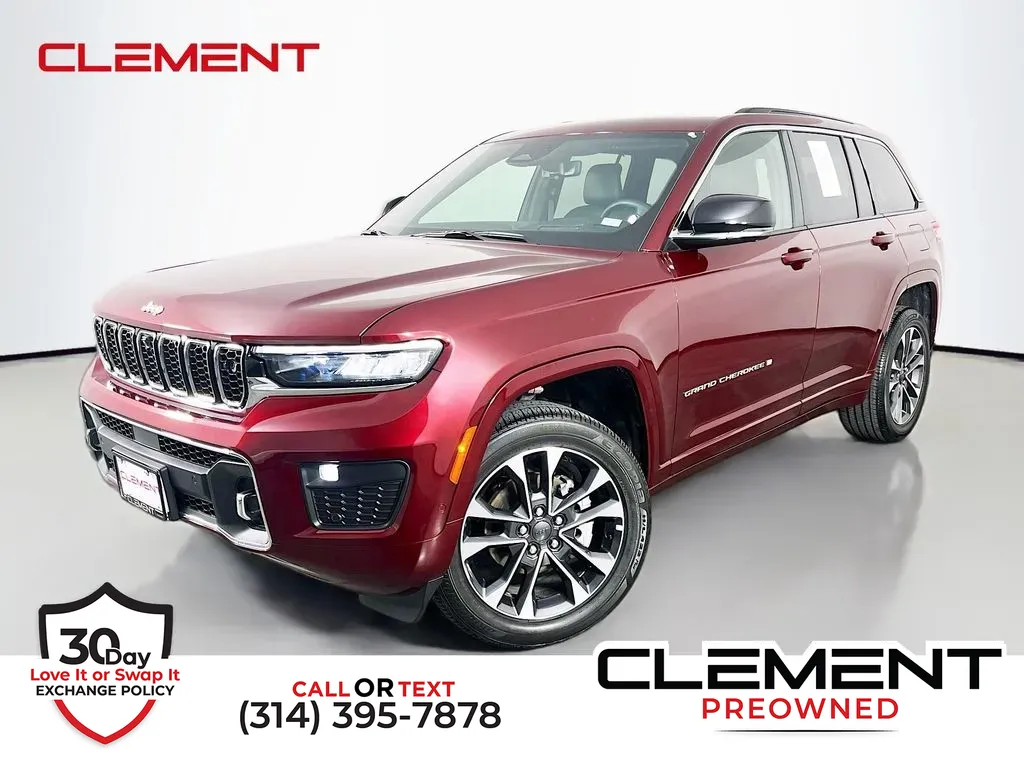Red 2025 Jeep Grand Cherokee Overland for sale in St. Charles, MO