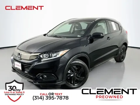 Black 2021 Honda HR-V EX for sale in St. Charles, MO