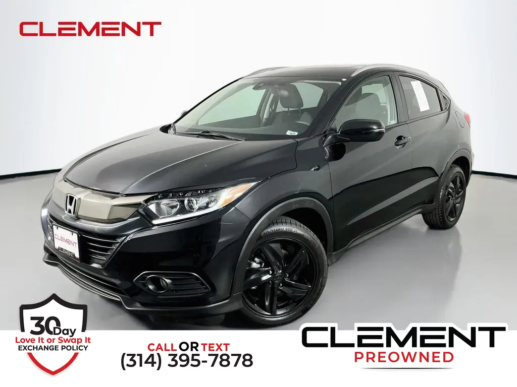 Black 2021 Honda HR-V EX for sale in St. Charles, MO