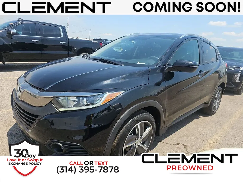 Black 2021 Honda HR-V EX for sale in St. Charles, MO