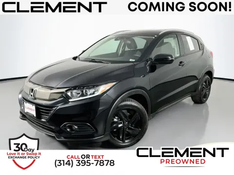 Black 2021 Honda HR-V EX for sale in St. Charles, MO
