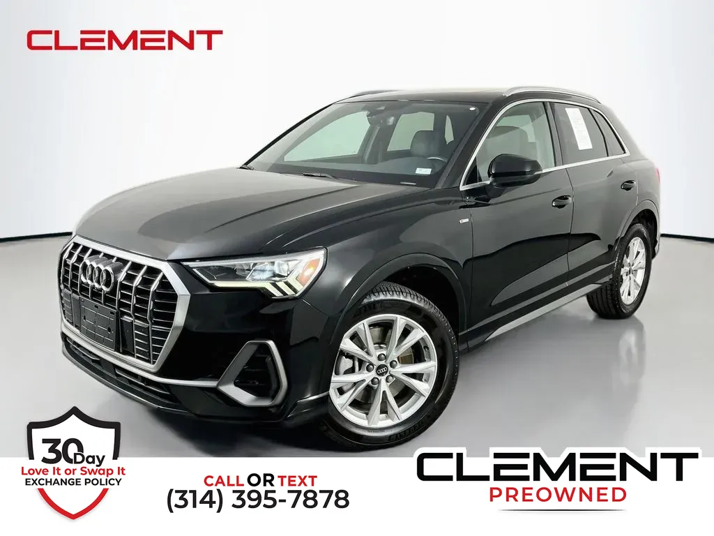 Black 2022 Audi Q3 Premium Plus for sale in St. Charles, MO