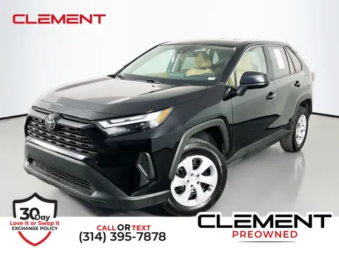 Black 2025 Toyota RAV4 LE for sale in St. Charles, MO