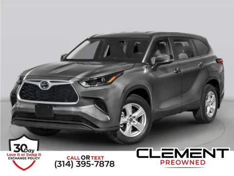 Black 2024 Toyota Highlander for sale in St. Charles, MO