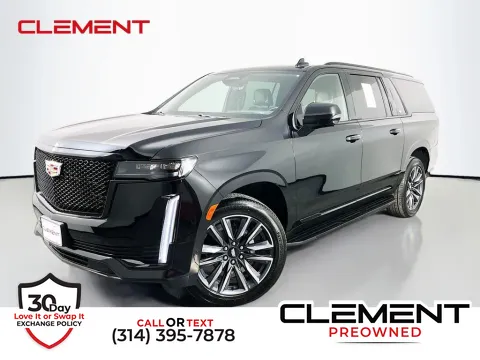 Black 2023 Cadillac Escalade ESV Sport for sale in St. Charles, MO