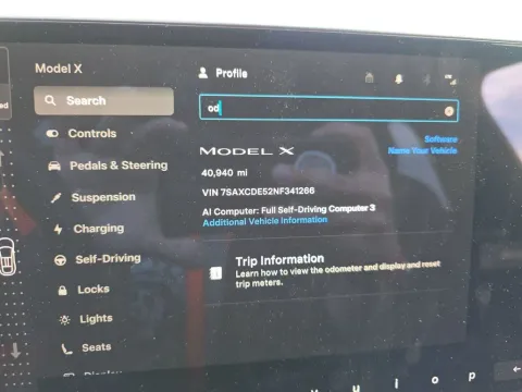 Another view of 2022 Tesla Model X for sale in St. Charles, MO at Clement Supercenter
