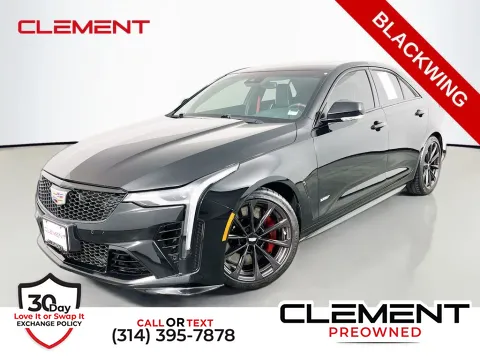 Black 2023 Cadillac CT4 V-Series for sale in St. Charles, MO