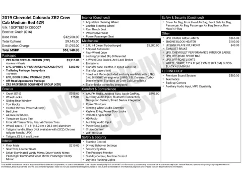 Photos of 2019 Chevrolet Colorado ZR2 for sale in St. Charles, MO at Clement Supercenter
