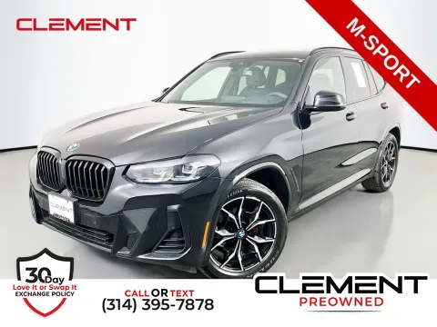 Black 2024 BMW X3 xDrive30i for sale in St. Charles, MO