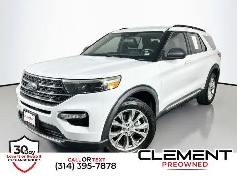 White 2020 Ford Explorer XLT for sale in St. Charles, MO