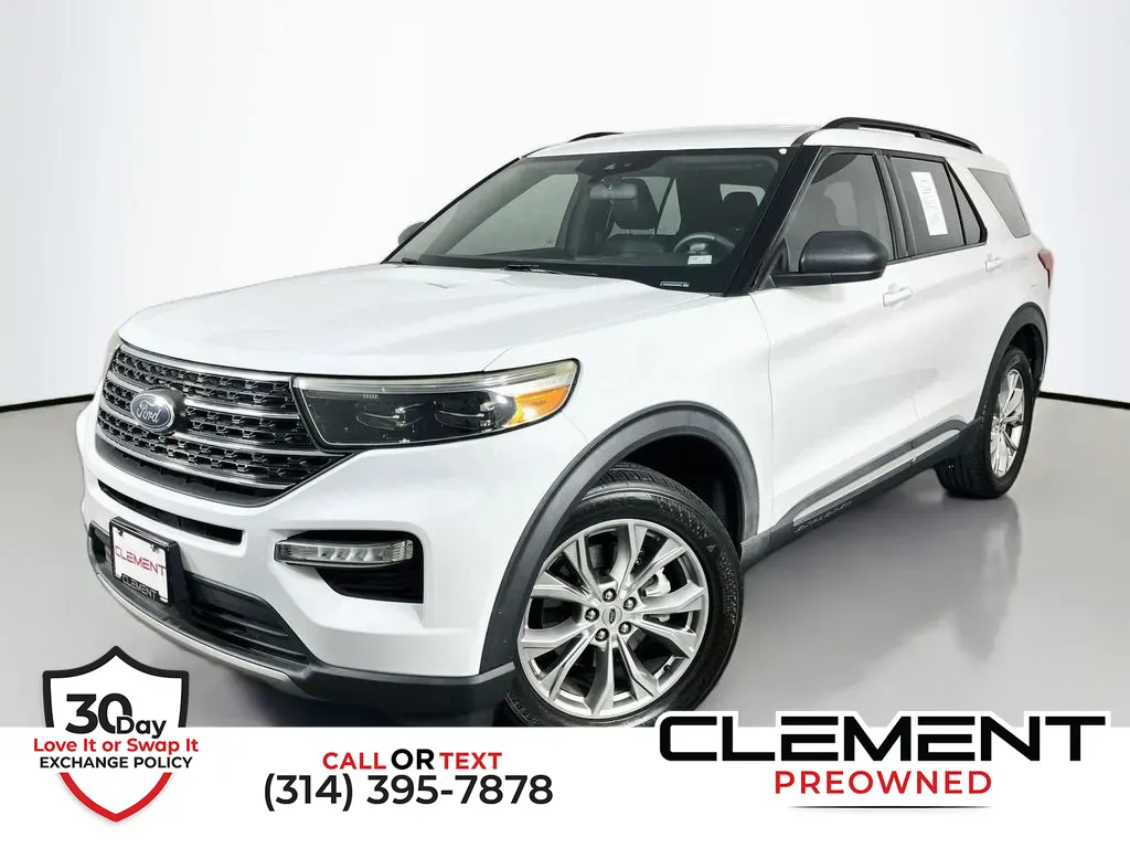 White 2020 Ford Explorer XLT for sale in St. Charles, MO