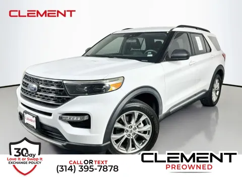 White 2020 Ford Explorer XLT for sale in St. Charles, MO