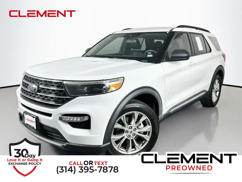 White 2020 Ford Explorer XLT for sale in St. Charles, MO