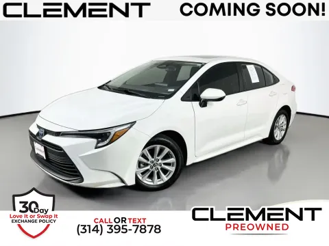 White 2024 Toyota Corolla Hybrid LE for sale in St. Charles, MO