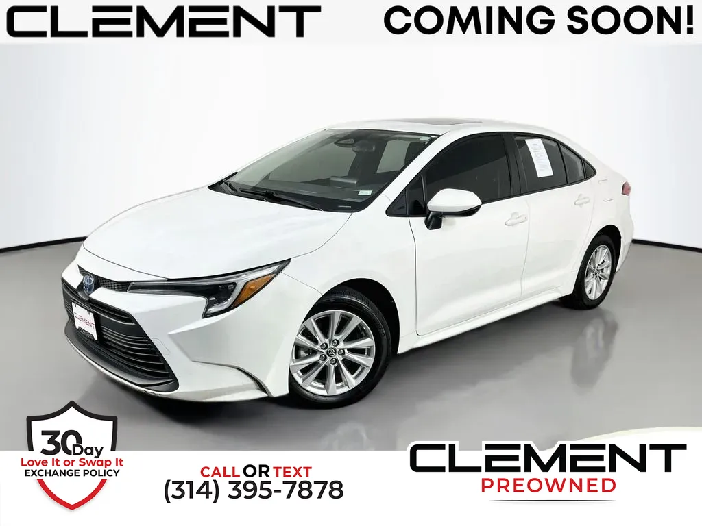 White 2024 Toyota Corolla Hybrid LE for sale in St. Charles, MO