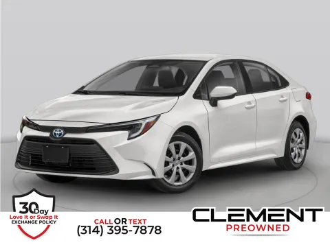 White 2024 Toyota Corolla Hybrid LE for sale in St. Charles, MO