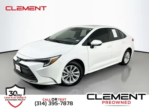 White 2024 Toyota Corolla Hybrid LE for sale in St. Charles, MO