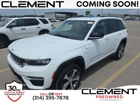 White 2022 Jeep Grand Cherokee 4xe for sale in St. Charles, MO