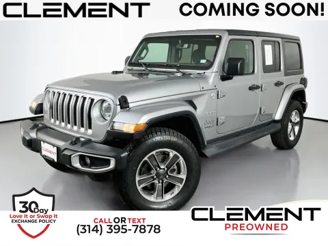 Silver 2020 Jeep Wrangler Unlimited Sahara for sale in St. Charles, MO