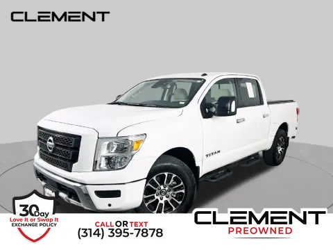 White 2021 Nissan Titan SV for sale in St. Charles, MO