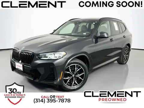 Gray 2022 BMW X3 xDrive30i for sale in St. Charles, MO