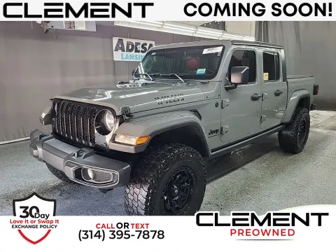 Gray 2023 Jeep Gladiator Willys for sale in St. Charles, MO