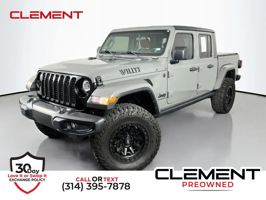 Gray 2023 Jeep Gladiator Willys for sale in St. Charles, MO