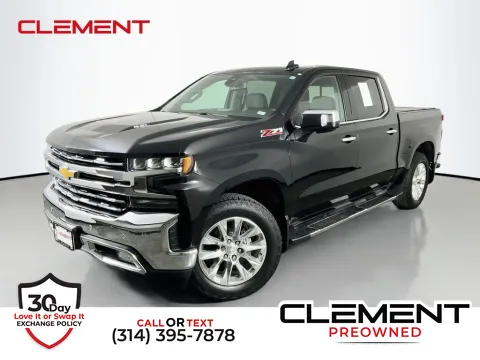 Black 2019 Chevrolet Silverado 1500 LTZ for sale in St. Charles, MO