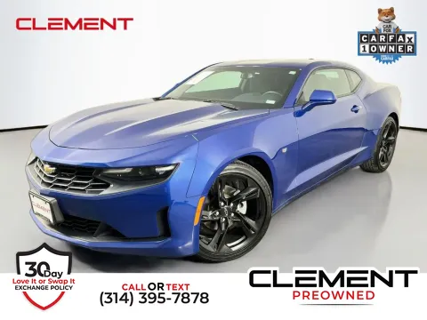 Blue 2022 Chevrolet Camaro 1LT for sale in St. Charles, MO