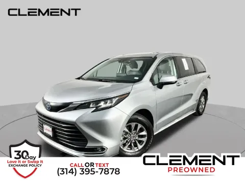 Silver 2023 Toyota Sienna XLE for sale in St. Charles, MO