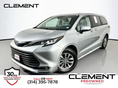 Silver 2023 Toyota Sienna XLE for sale in St. Charles, MO