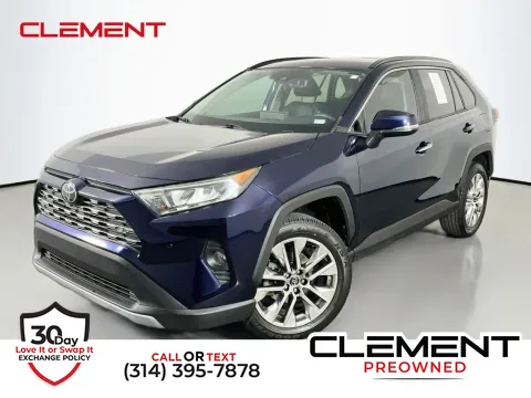 Blue 2019 Toyota RAV4 Limited for sale in St. Charles, MO