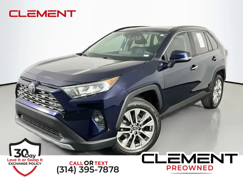 Blue 2019 Toyota RAV4 Limited for sale in St. Charles, MO