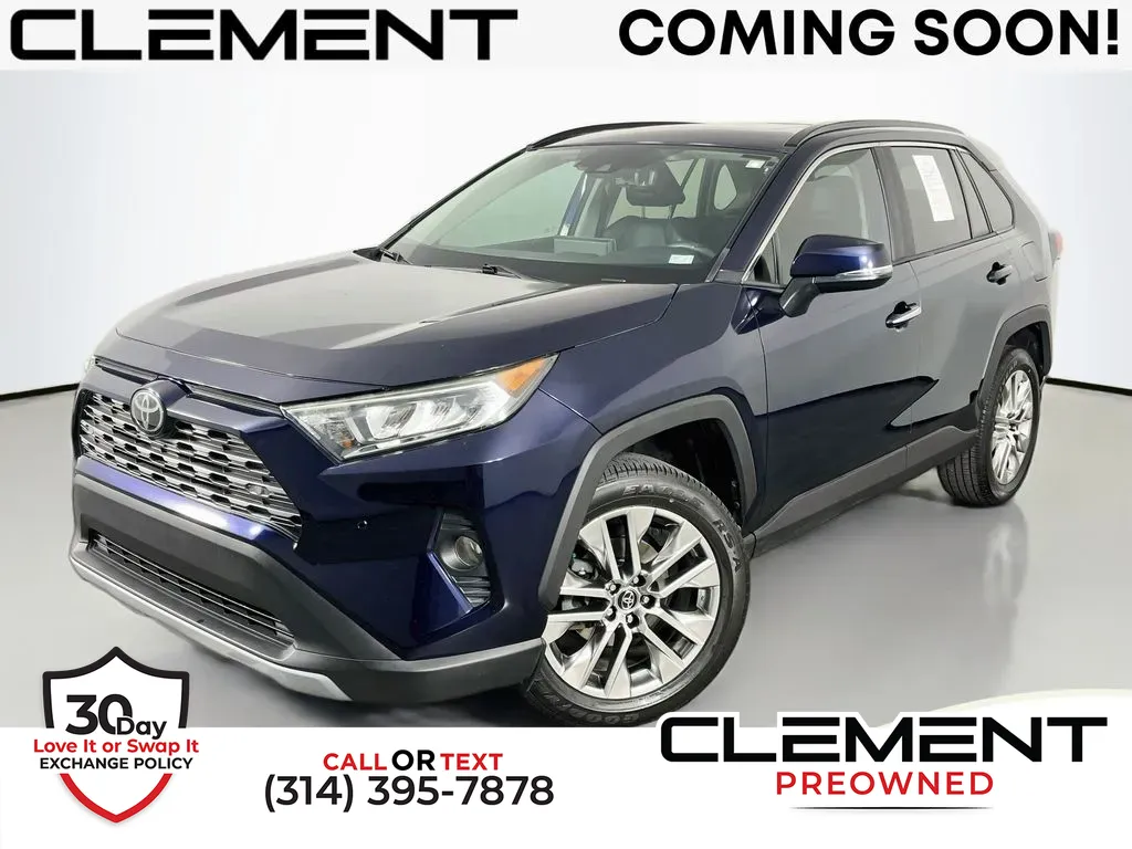 Blue 2019 Toyota RAV4 Limited for sale in St. Charles, MO
