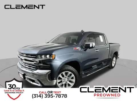 Gray 2021 Chevrolet Silverado 1500 LTZ for sale in St. Charles, MO