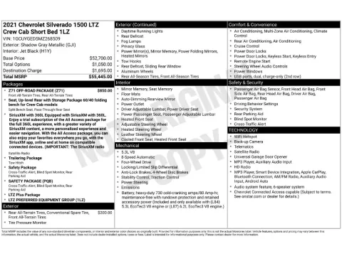 Photos of 2021 Chevrolet Silverado 1500 LTZ for sale in St. Charles, MO at Clement Supercenter