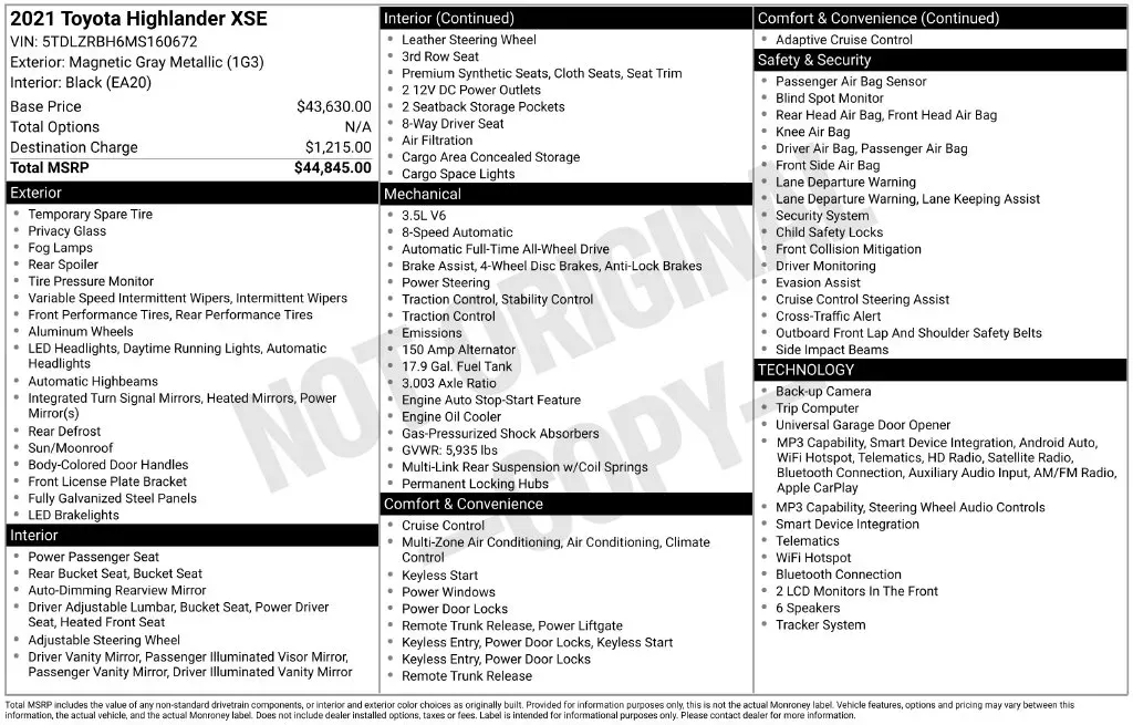 Toyota Highlander photo 43