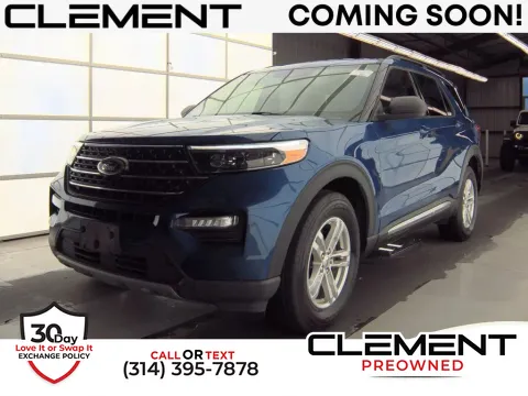 Blue 2022 Ford Explorer XLT for sale in St. Charles, MO