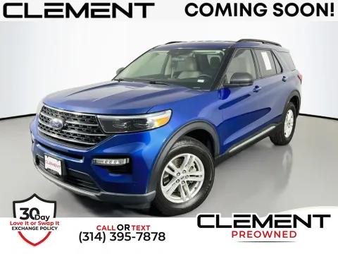 Blue 2022 Ford Explorer XLT for sale in St. Charles, MO