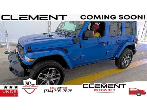 Blue 2024 Jeep Wrangler Sport S 4xe for sale in St. Charles, MO