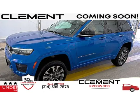 Blue 2022 Jeep Grand Cherokee Overland 4xe for sale in St. Charles, MO