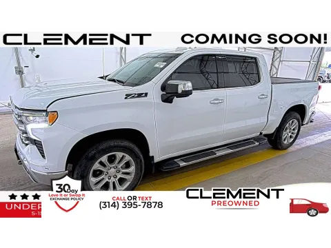 White 2022 Chevrolet Silverado 1500 LTZ for sale in St. Charles, MO