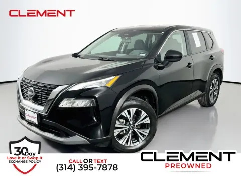 Black 2023 Nissan Rogue SV for sale in St. Charles, MO