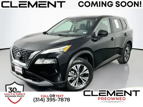Black 2023 Nissan Rogue SV for sale in St. Charles, MO