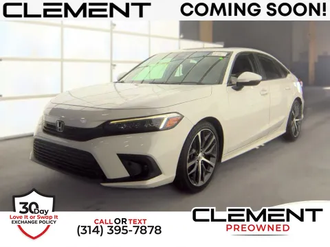 White 2022 Honda Civic Touring for sale in St. Charles, MO
