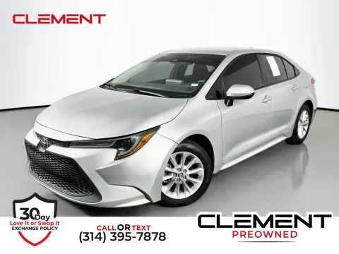 Silver 2021 Toyota Corolla LE for sale in St. Charles, MO