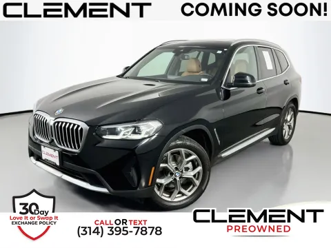 Black 2023 BMW X3 xDrive30i for sale in St. Charles, MO